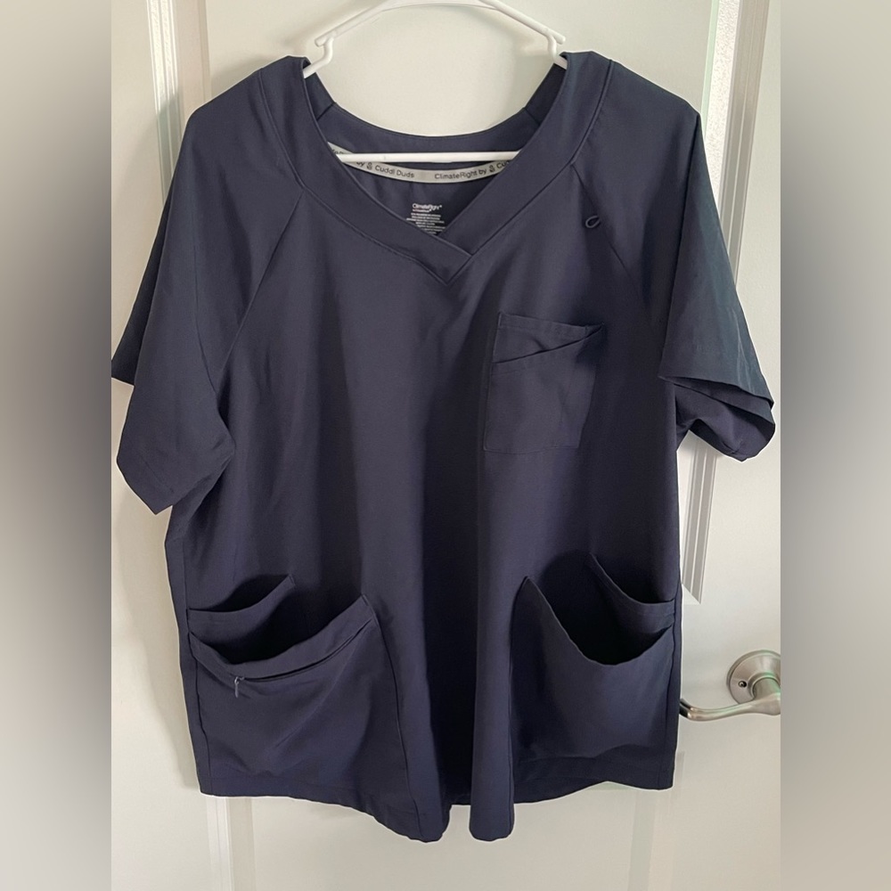 Cuddl Duds Scrub Top